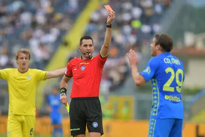 Empoli-Lazio, l'espulsione di Colombo (Alive)