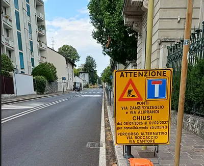 I ponti chiusi a Monza