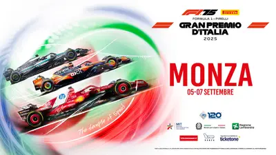 Il poster del GP d'Italia di F1