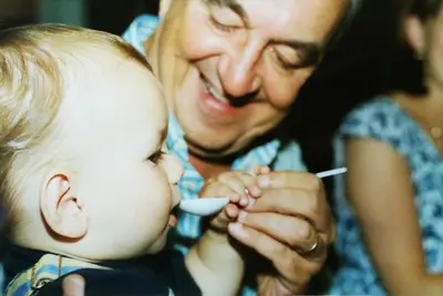 Bruno Pizzul con il nipote Paolo