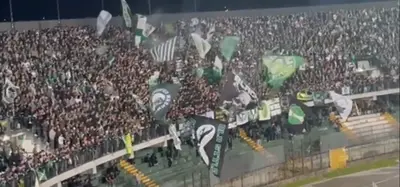 Tifosi irpini allo Stadio Partenio-Adriano Lombardi, casa storica dell’Avellino