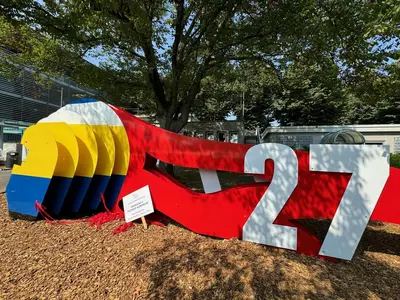 Il monumento dedicato a Michele Alboreto