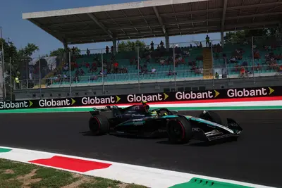 Lewis Hamilton in azione