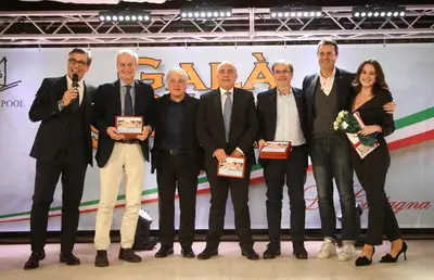 Galà dello Sport  Giuria, conduttori Ruggero Sardo e Martina Leone con Pippo Leone