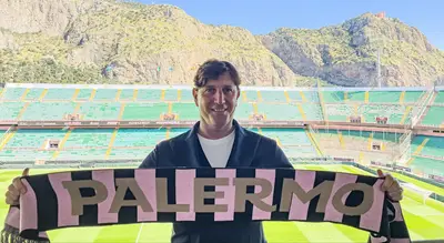 Michele Mignani allenatore Palermo (foto Palermo Official)