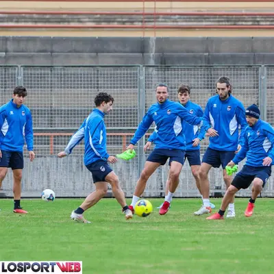 Catania in allenamento (foto Riccardo Caruso)