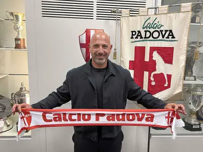 Antonio Calabro, allenatore del Padova