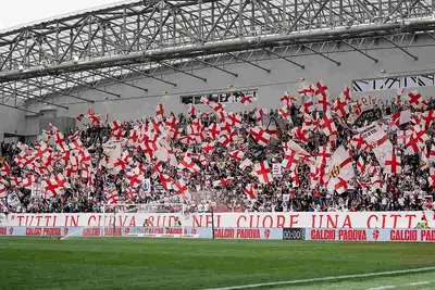 La nuova Curva Sud dei tifosi del Padova