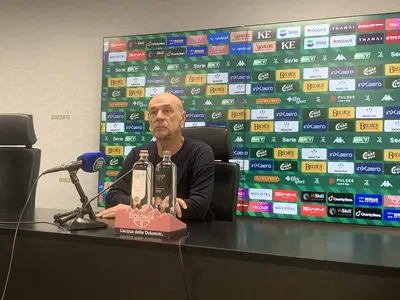 Davide Ballardini, allenatore dell'Avellino, in conferenza stampa