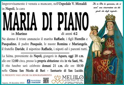 maria di piano