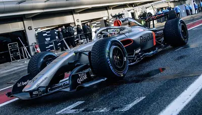 Auri R26 shakedown barcellona