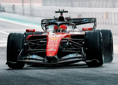 Ferrari test Barcellona