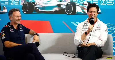 Toto Wolff Christian Horner F1