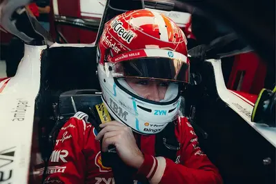 Charles Leclerc Ferrari, test Bahrain