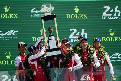 Vincitori 24 ore Le Mans 2026 - crediti Toyota Racing