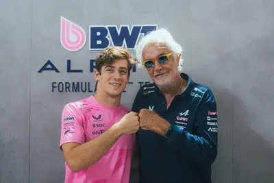 Alpine F1 Flavio Briatore Colapinto