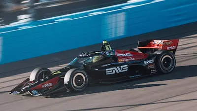 Mick Schumacher sull'ovale di Phoenix