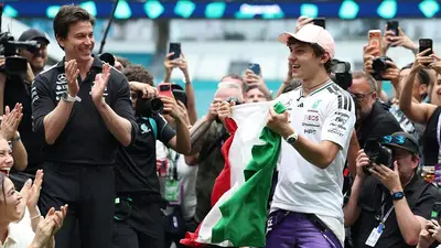 F1 Mercedes Toto Wolff Kimi Antonelli