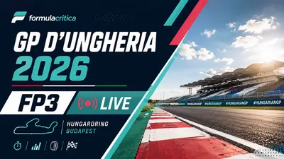 GP d'Ungheria 2026: segui le FP3 live con Formulacritica