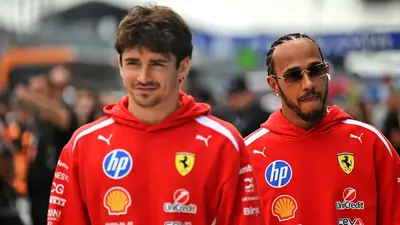 F1 Ferrari Charles Leclerc Lewis Hamilton