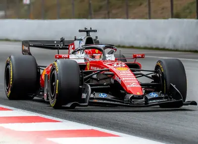 Ferrari SF-26 test Barcellona
