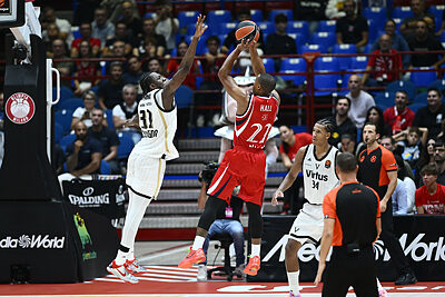 Olimpia Milano vs Virtus Bologna - La sala stampa