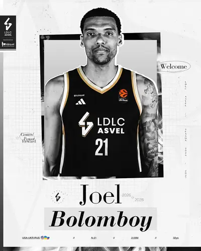 Joel Bolomboy all’ASVEL