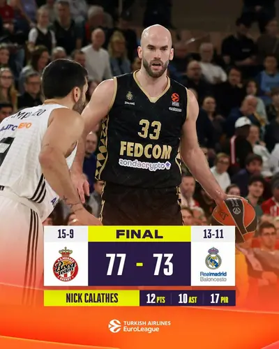 Calathes guida il Monaco
