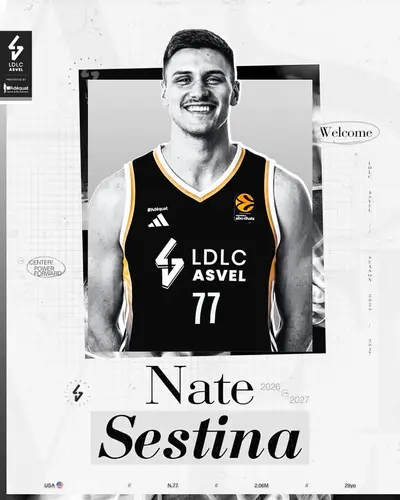 Nate Sestina firma all’ASVEL