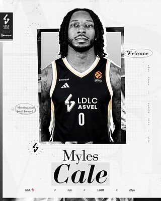 Myles Cale all’ASVEL