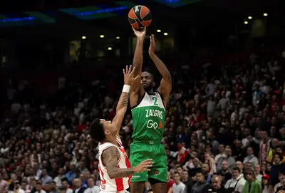 Keenan Evans ai London Lions via Zalgiris