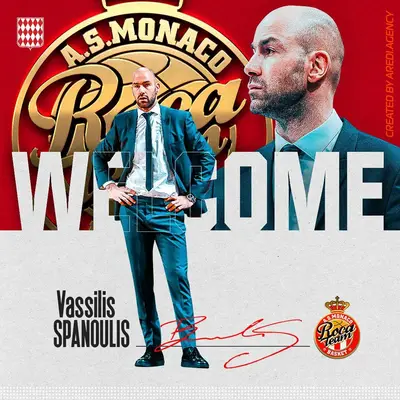 L'annuncio di Vassilis Spanoulis come coach del Monaco