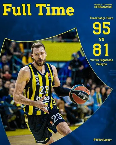 95-81 il finale di Fener v Virtus