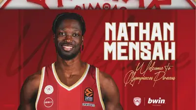 L'annuncio di Nathan Mensah all'Olympiacos BC