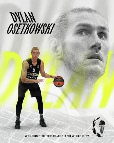 Ufficialità di Osetkowski al Partizan
