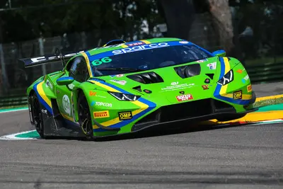 La vettura #66 di Michelotto e Stadsbader, vincitrice dopo le penalità a Imola