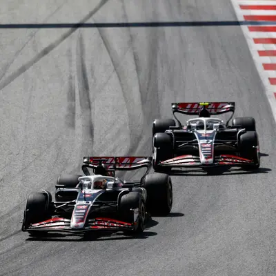 Le due Haas, che hanno chiuso il GP d'Austria entrambe in zona punti. © Haas MoneyGram F1 Team