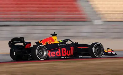 Isack Hadjar test F2 Barcellona 2024