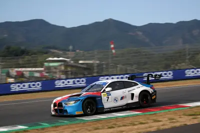 La BMW di Klingmann e Hesse, vincitrice di gara 1 al Mugello