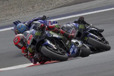 Fabio Quartararo e Álex Rins in azione a Spielberg