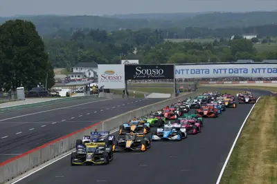 La partenza del GP di Road America nel 2023