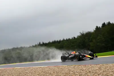 Max Verstappen, primo sotto la pioggia nella FP3