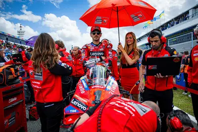Pecco Bagnaia in griglia prima della Sprint del sabato