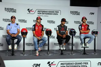 La top-4 del Mondiale, da sx: Márquez, Bagnaia, Martin e Bastianini.