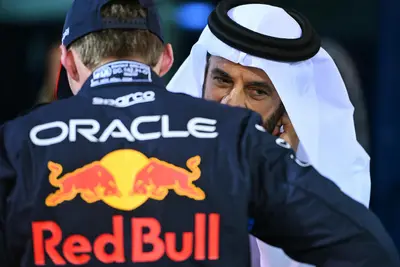 Ben Sulayem e Verstappen - Credits: Getty Images / Red Bull Content Pool / Asset ID: AA16UUG3KR9WZN04J4VD