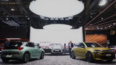 Lo stand Lancia al Brussels Motor Show