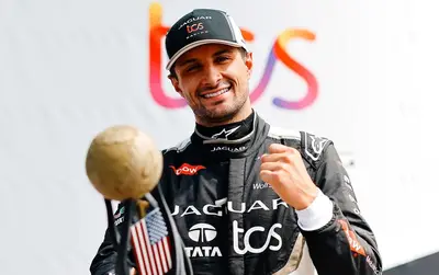 Mitch Evans, autore della pole position a Portland