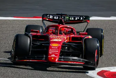 Leclerc ha girato al mattino con la SF-24: anche domani sarà lui a guidare nella sessione mattutina. Credits: X/@ScuderiaFerrari