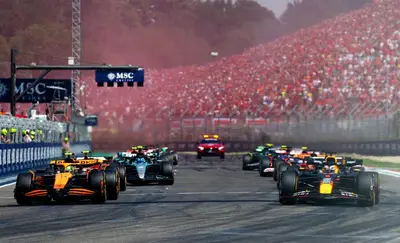 Lo start del GP dell'Emilia-Romagna 2024
