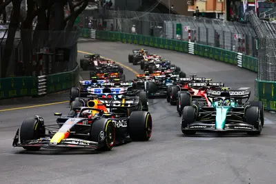 Lo start del GP di Monte Carlo 2023